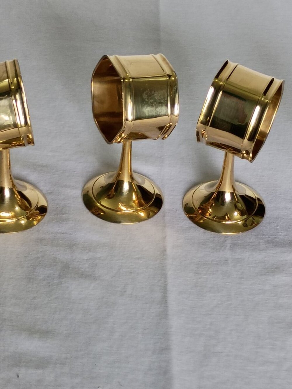 Set OF 4 SOLID BRASS NAPKIN HOLDERS MADE IN INDIA